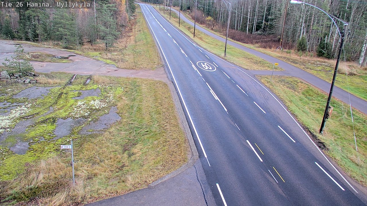 Kelikamerat Kuva Tie 26 Hamina, Myllykylä, Hamina, Kymenlaakso
