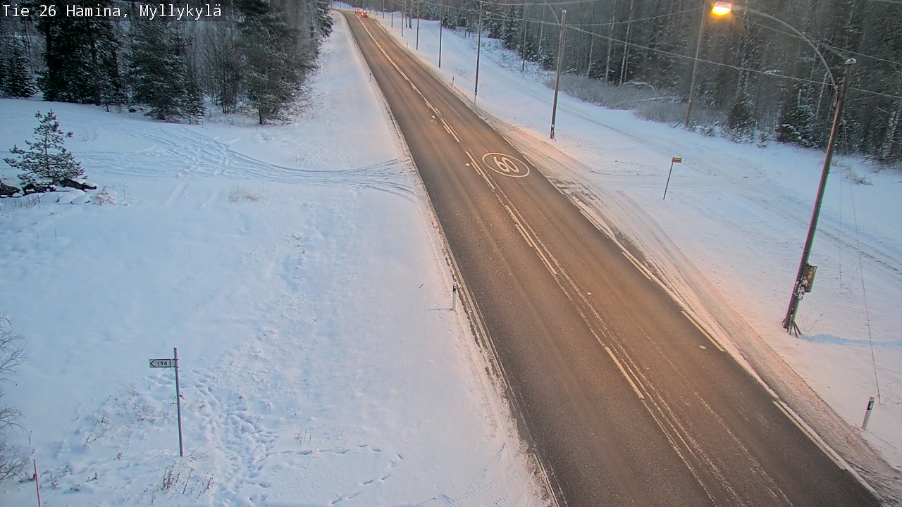 Kelikamerat Kuva Tie 26 Hamina, Myllykylä, Hamina, Kymenlaakso