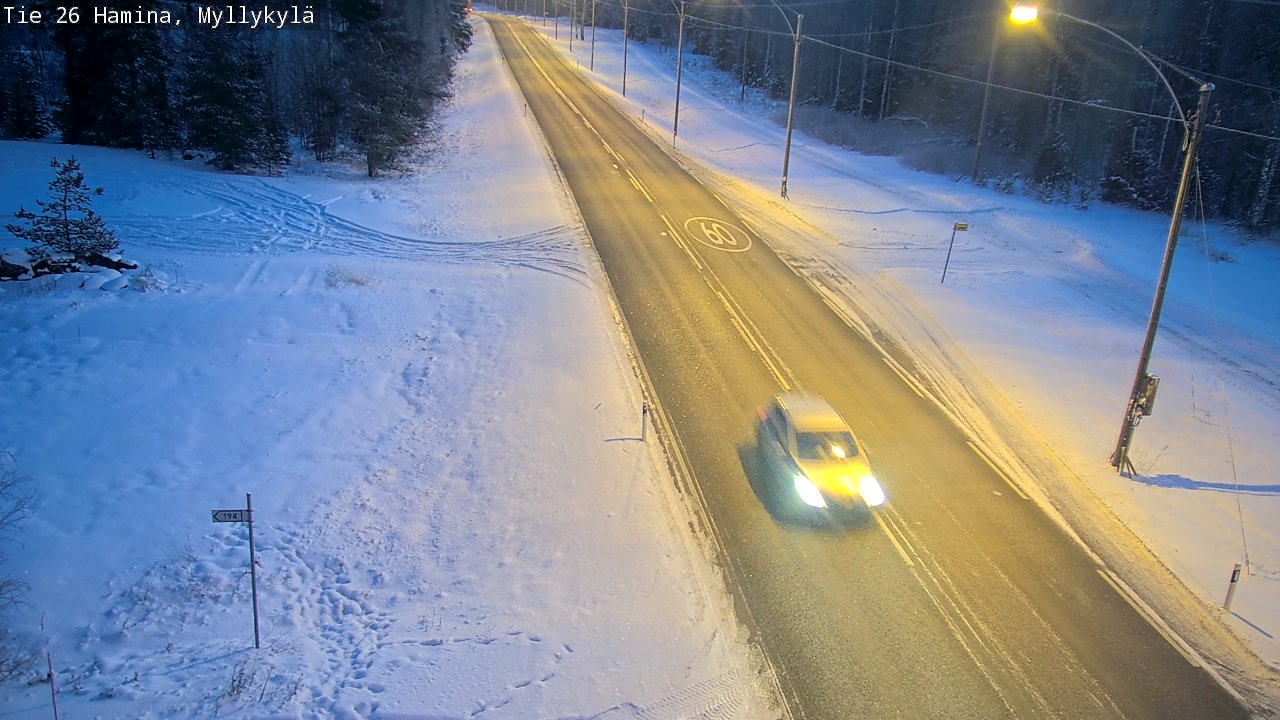 Kelikamerat Kuva Tie 26 Hamina, Myllykylä, Hamina, Kymenlaakso