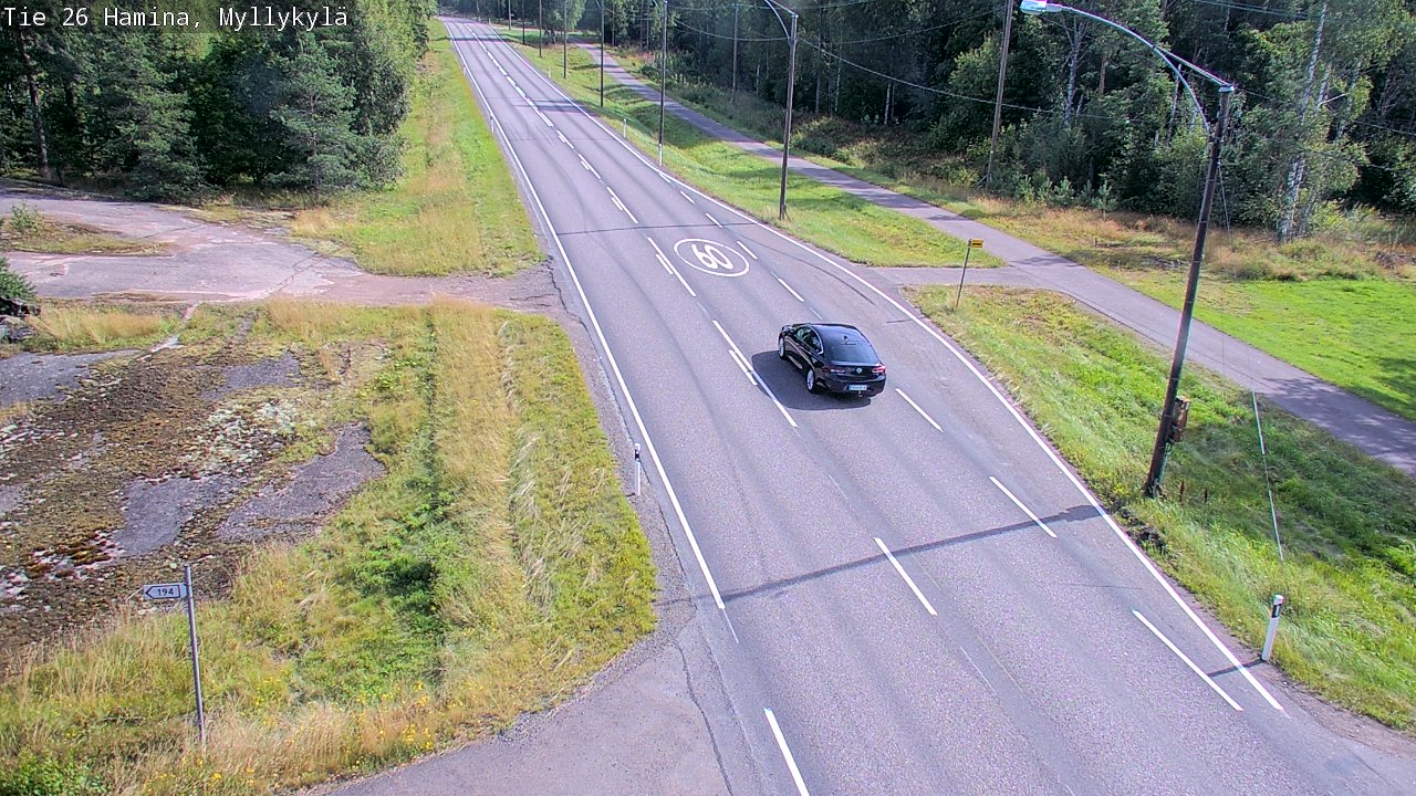 Kelikamerat Kuva Tie 26 Hamina, Myllykylä, Hamina, Kymenlaakso