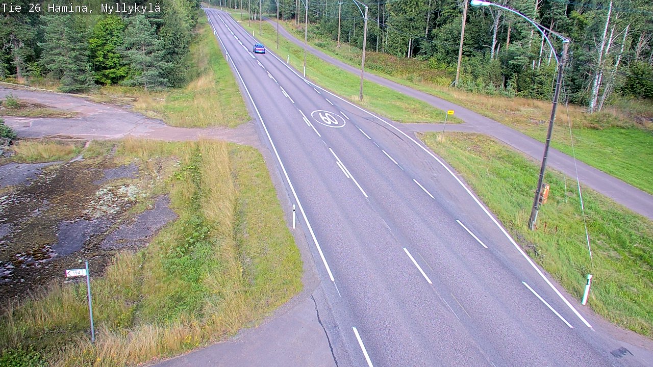 Kelikamerat Kuva Tie 26 Hamina, Myllykylä, Hamina, Kymenlaakso