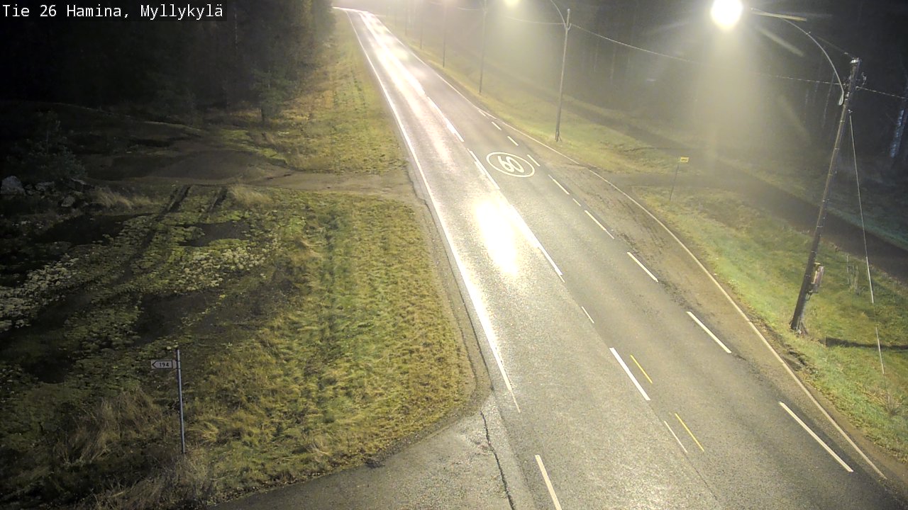 Kelikamerat Kuva Tie 26 Hamina, Myllykylä, Hamina, Kymenlaakso