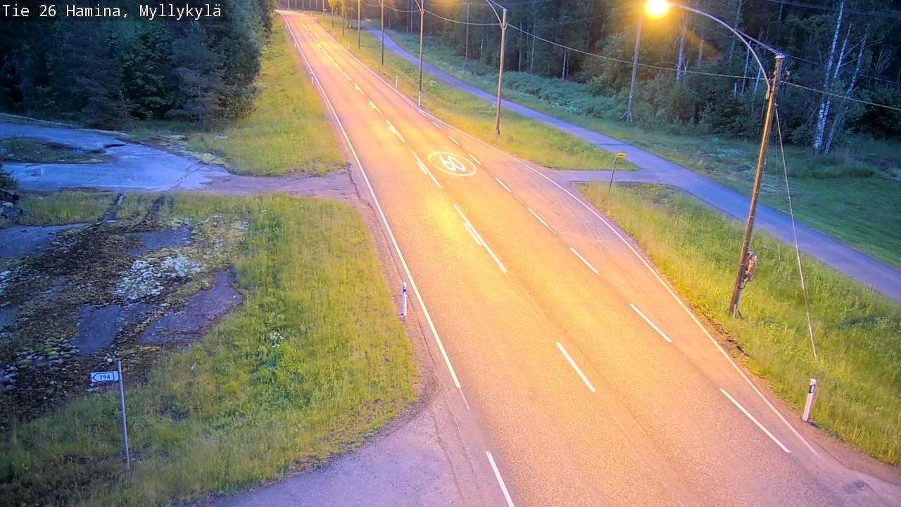 Kelikamerat Kuva Tie 26 Hamina, Myllykylä, Hamina, Kymenlaakso