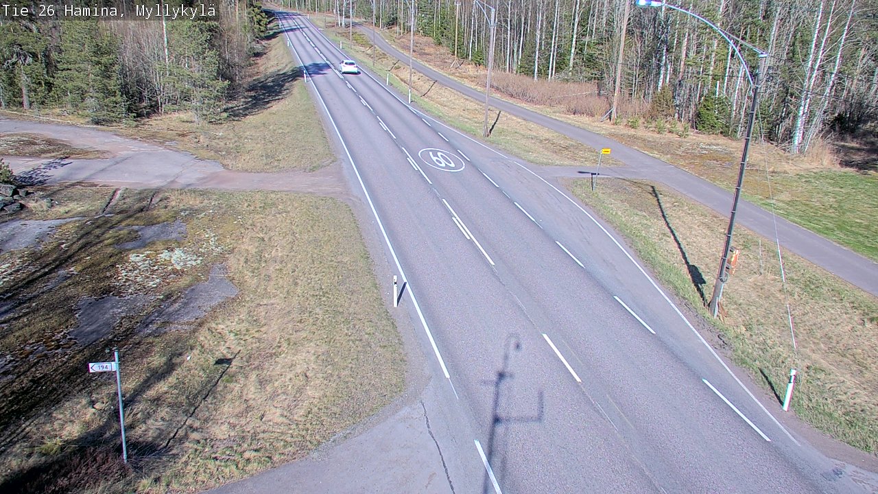 Kelikamerat Kuva Tie 26 Hamina, Myllykylä, Hamina, Kymenlaakso