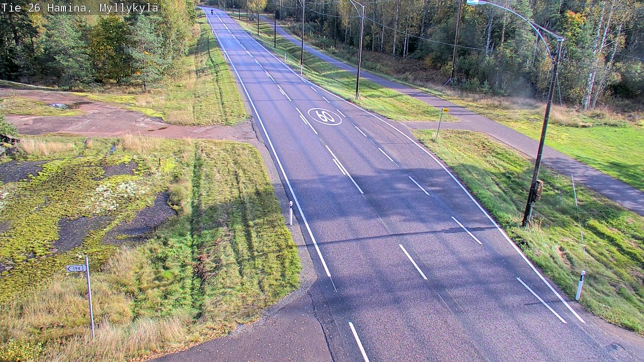 Kelikamerat Kuva Tie 26 Hamina, Myllykylä, Hamina, Kymenlaakso