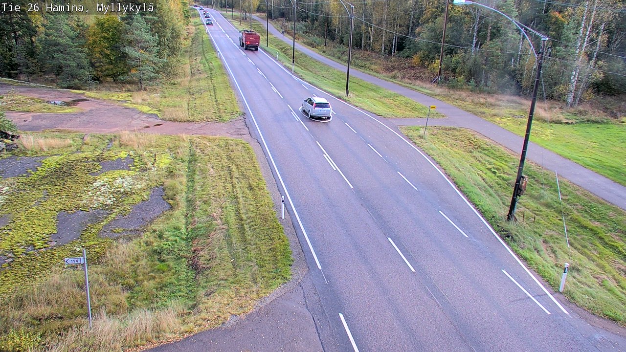 Kelikamerat Kuva Tie 26 Hamina, Myllykylä, Hamina, Kymenlaakso