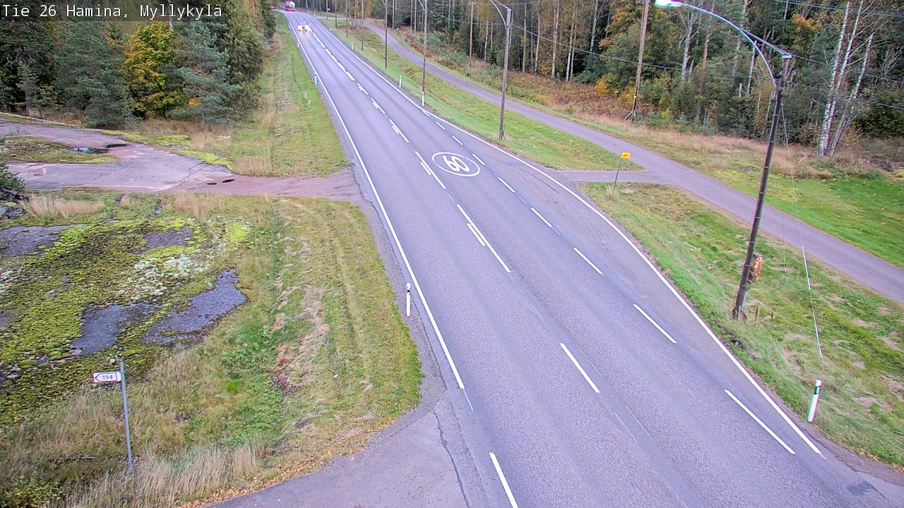 Kelikamerat Kuva Tie 26 Hamina, Myllykylä, Hamina, Kymenlaakso