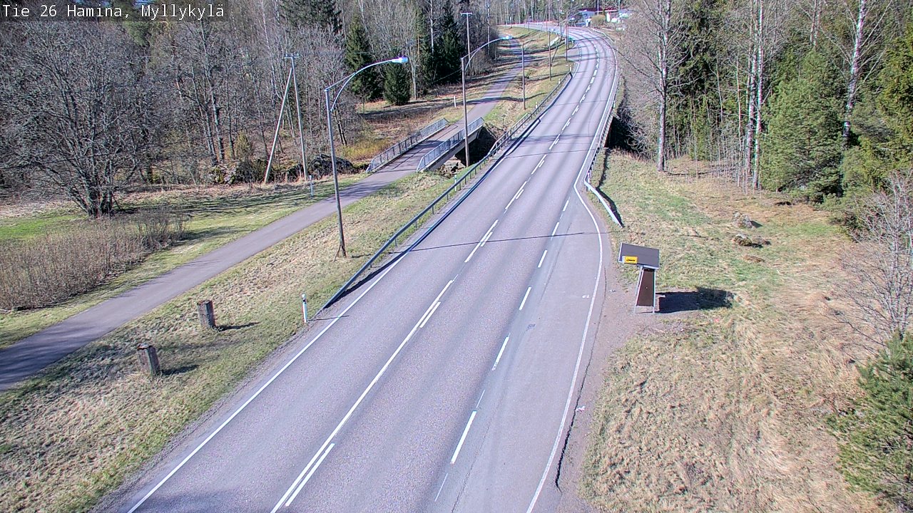 Kelikamerat Kuva Tie 26 Hamina, Myllykylä, Hamina, Kymenlaakso