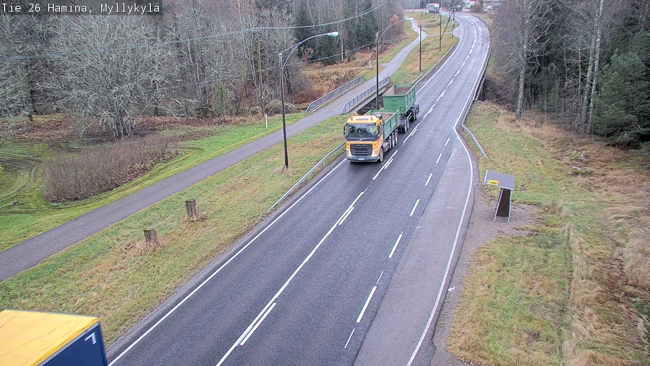 Kelikamerat Kuva Tie 26 Hamina, Myllykylä, Hamina, Kymenlaakso