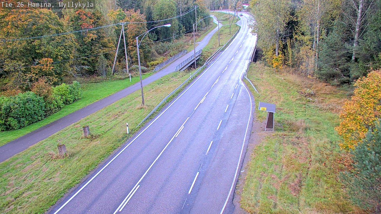 Weather Camera Image Road 26 Hamina, Myllykylä, Hamina, Kymenlaakso