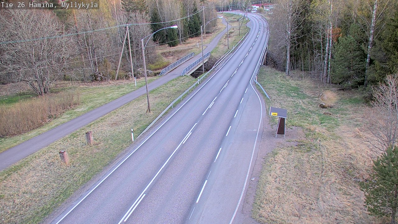 Kelikamerat Kuva Tie 26 Hamina, Myllykylä, Hamina, Kymenlaakso