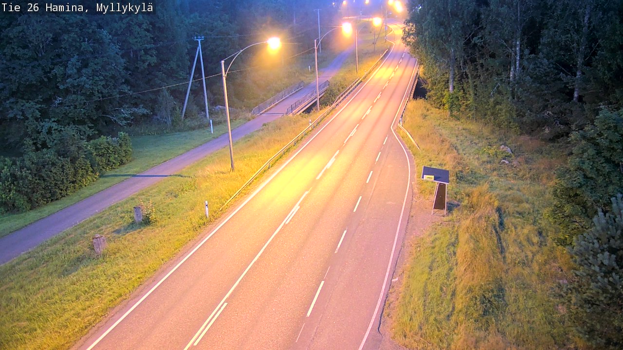Kelikamerat Kuva Tie 26 Hamina, Myllykylä, Hamina, Kymenlaakso