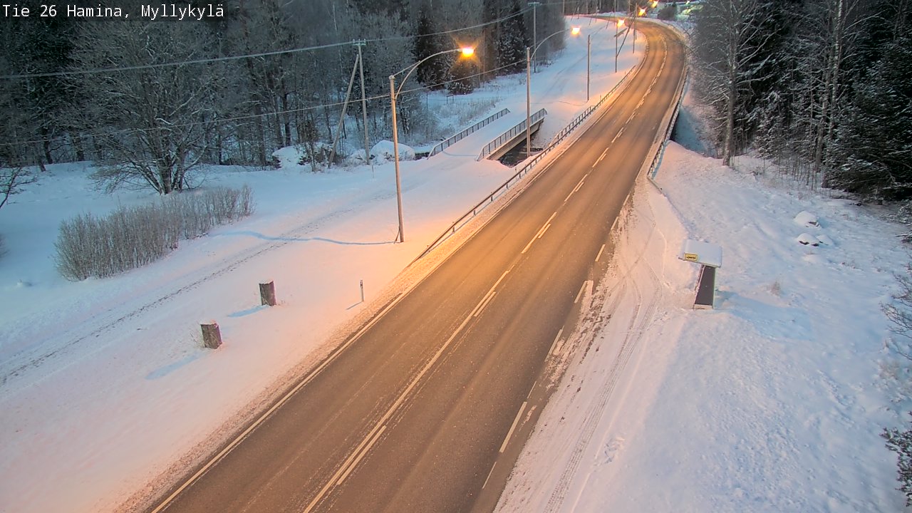 Kelikamerat Kuva Tie 26 Hamina, Myllykylä, Hamina, Kymenlaakso