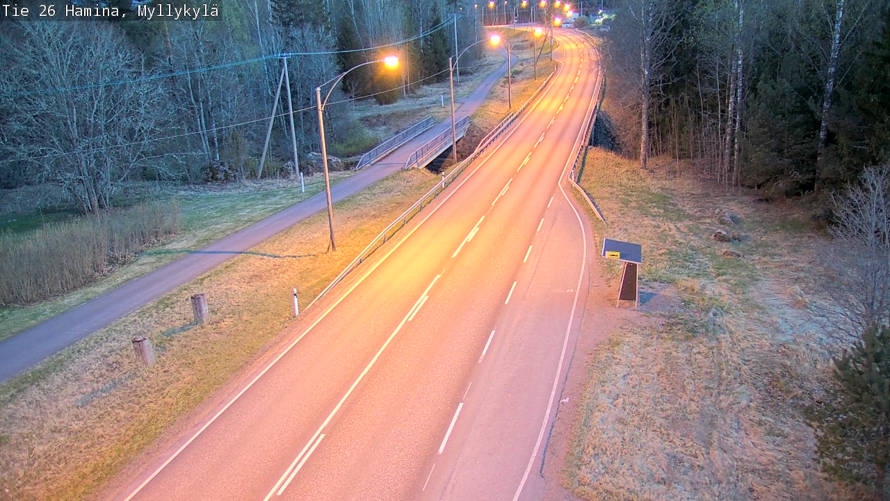 Kelikamerat Kuva Tie 26 Hamina, Myllykylä, Hamina, Kymenlaakso