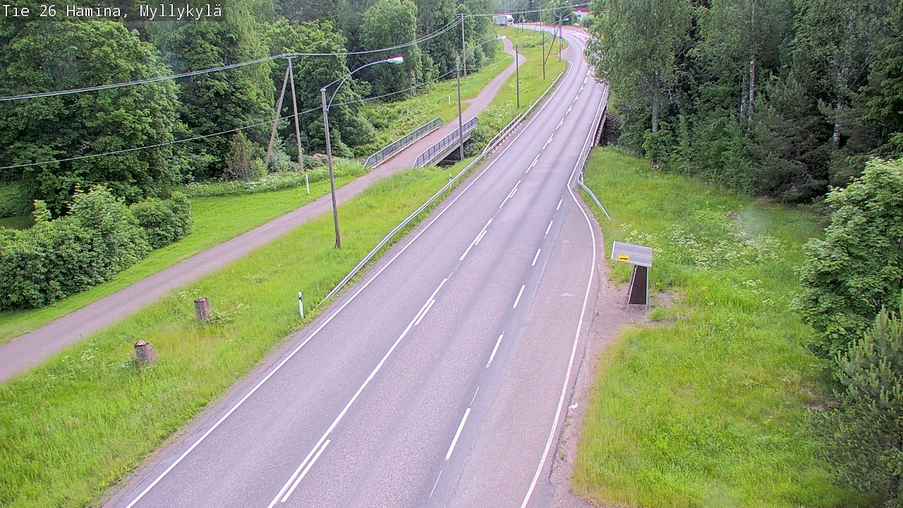 Kelikamerat Kuva Tie 26 Hamina, Myllykylä, Hamina, Kymenlaakso