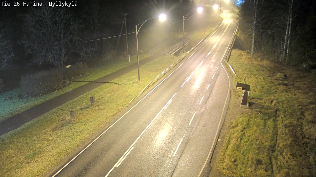 Kelikamerat Kuva Tie 26 Hamina, Myllykylä, Hamina, Kymenlaakso