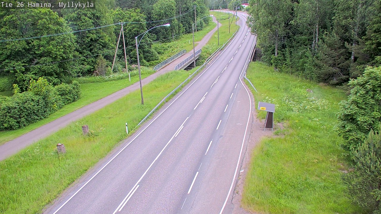 Kelikamerat Kuva Tie 26 Hamina, Myllykylä, Hamina, Kymenlaakso
