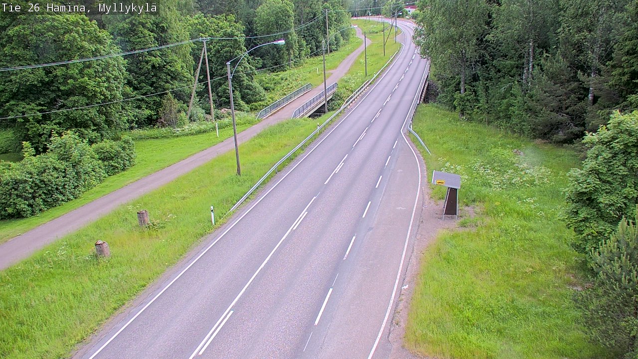 Kelikamerat Kuva Tie 26 Hamina, Myllykylä, Hamina, Kymenlaakso