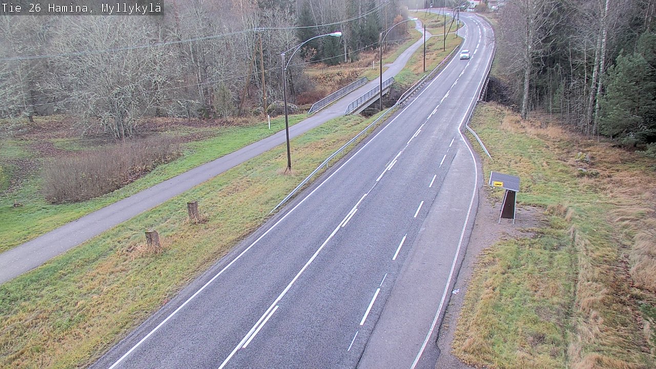 Kelikamerat Kuva Tie 26 Hamina, Myllykylä, Hamina, Kymenlaakso