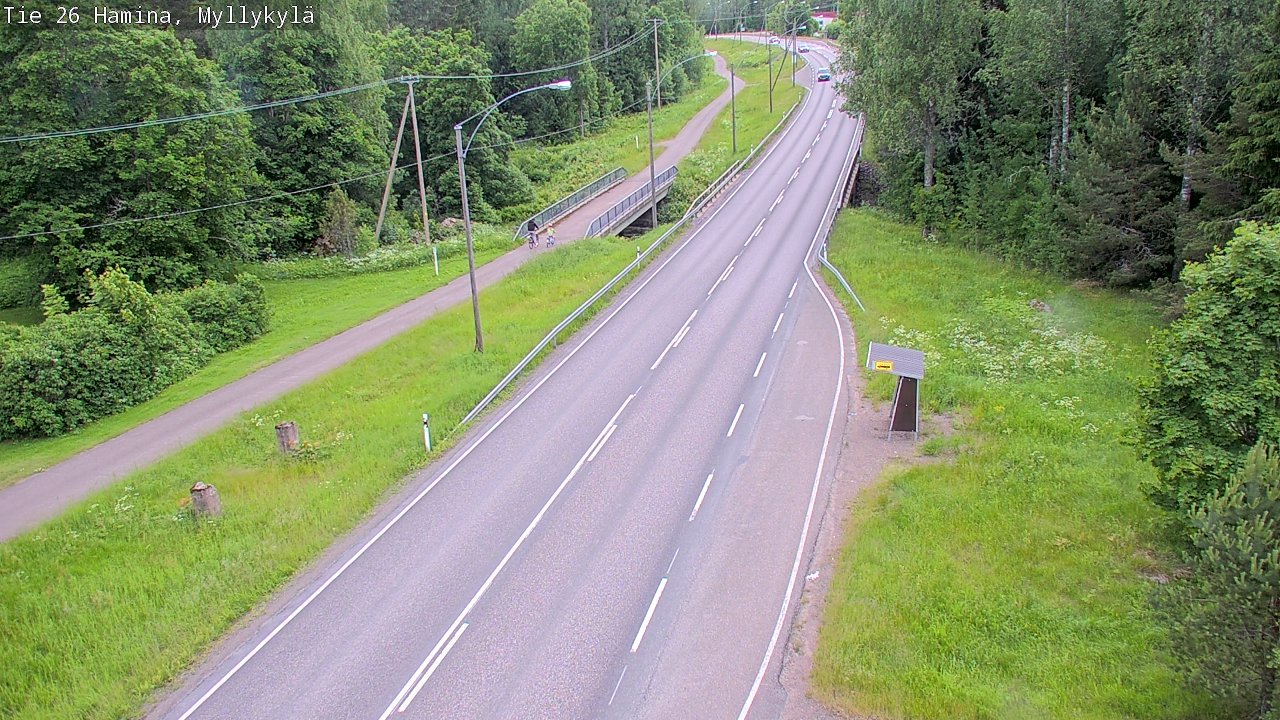Kelikamerat Kuva Tie 26 Hamina, Myllykylä, Hamina, Kymenlaakso