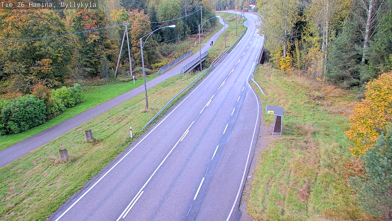 Weather Camera Image Road 26 Hamina, Myllykylä, Hamina, Kymenlaakso