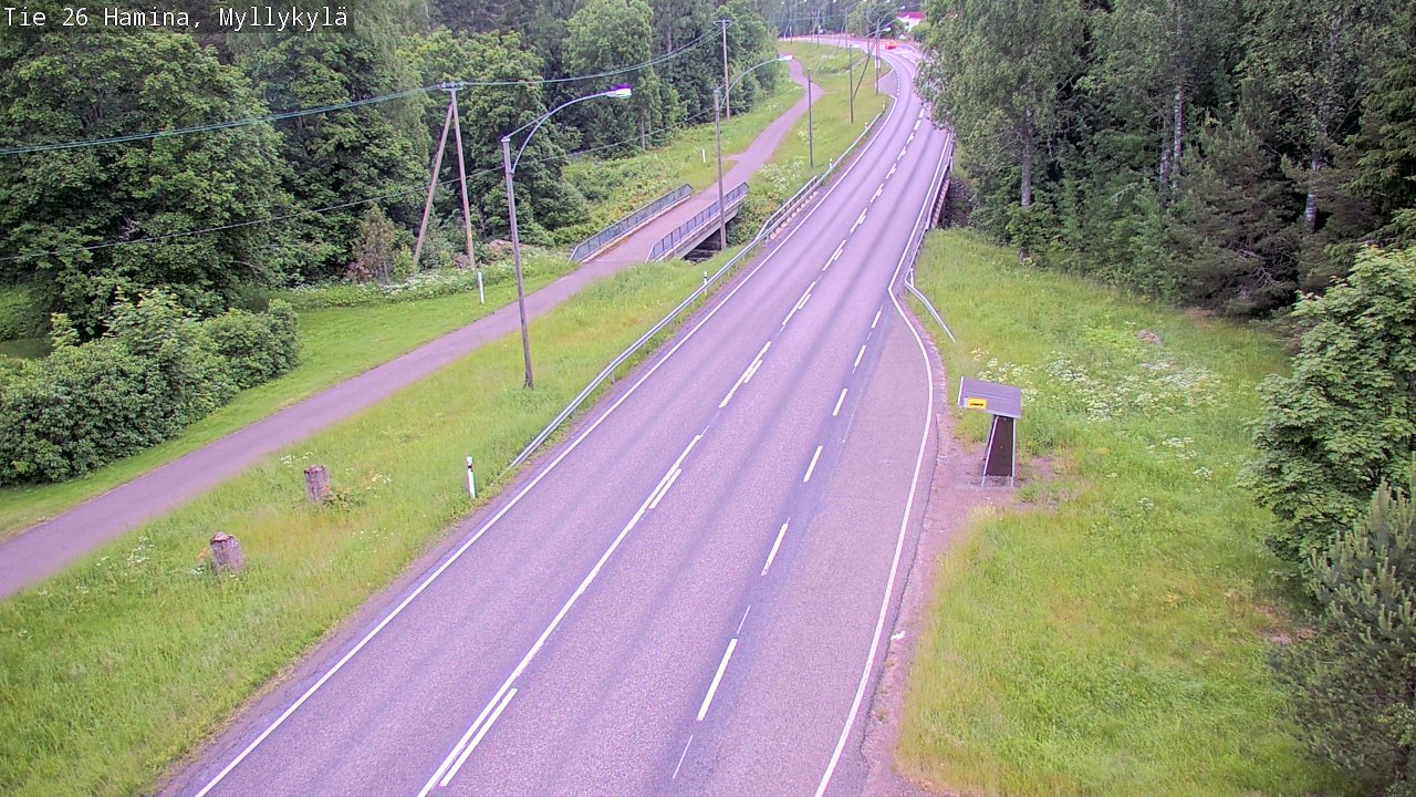 Kelikamerat Kuva Tie 26 Hamina, Myllykylä, Hamina, Kymenlaakso