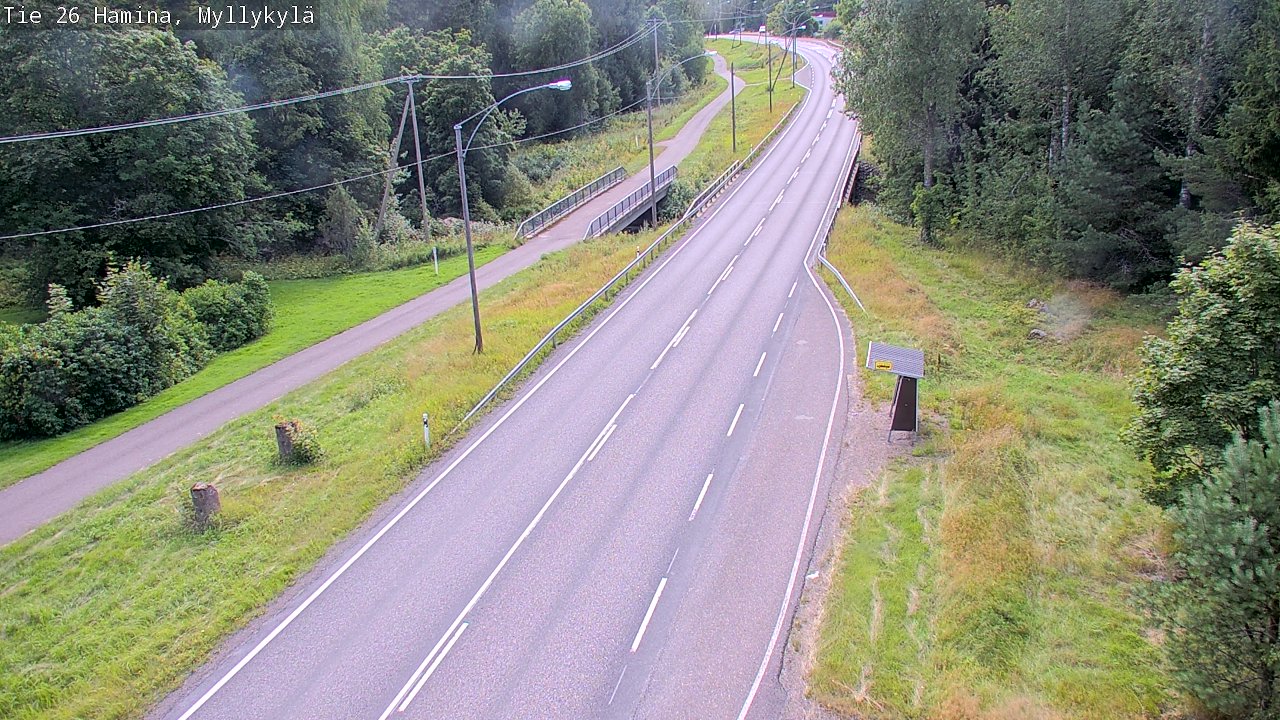 Kelikamerat Kuva Tie 26 Hamina, Myllykylä, Hamina, Kymenlaakso