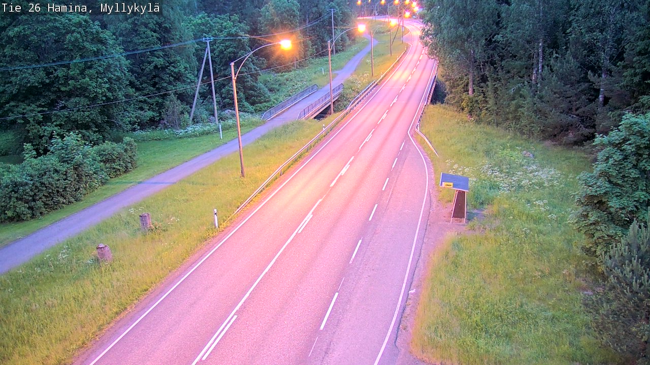 Kelikamerat Kuva Tie 26 Hamina, Myllykylä, Hamina, Kymenlaakso