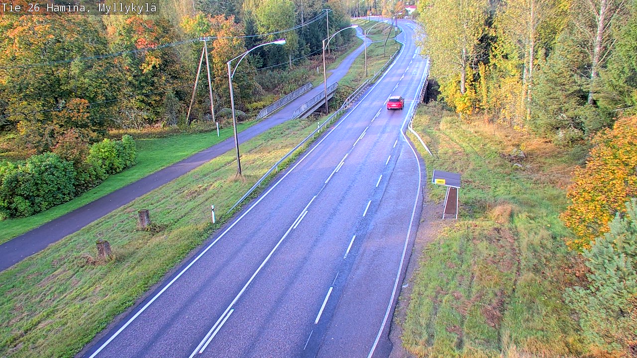 Kelikamerat Kuva Tie 26 Hamina, Myllykylä, Hamina, Kymenlaakso