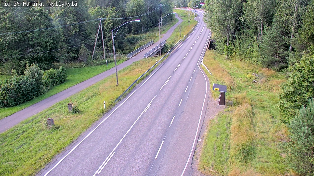 Kelikamerat Kuva Tie 26 Hamina, Myllykylä, Hamina, Kymenlaakso