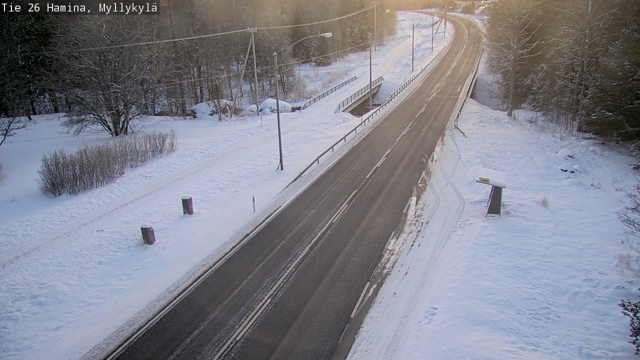 Kelikamerat Kuva Tie 26 Hamina, Myllykylä, Hamina, Kymenlaakso