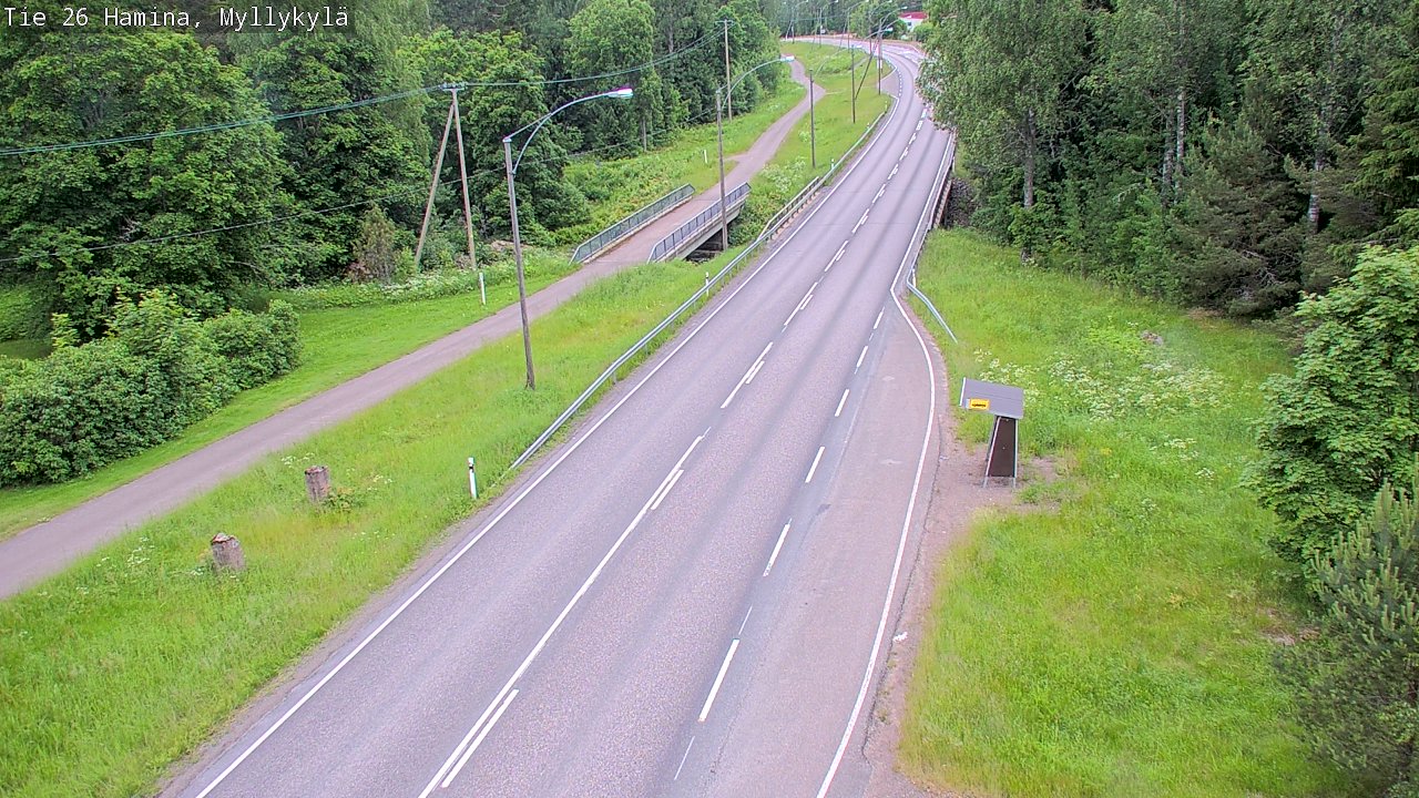 Kelikamerat Kuva Tie 26 Hamina, Myllykylä, Hamina, Kymenlaakso