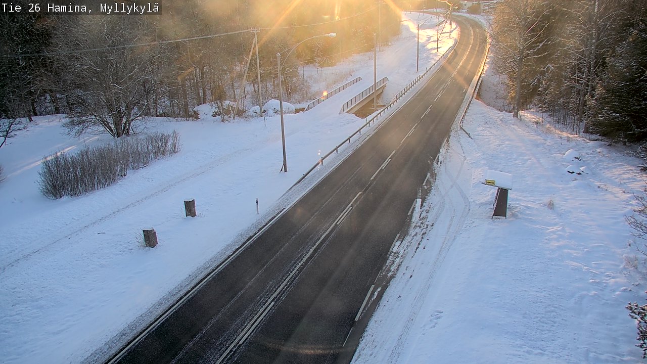Kelikamerat Kuva Tie 26 Hamina, Myllykylä, Hamina, Kymenlaakso