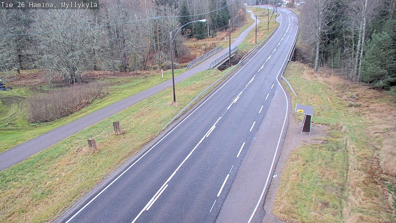 Kelikamerat Kuva Tie 26 Hamina, Myllykylä, Hamina, Kymenlaakso