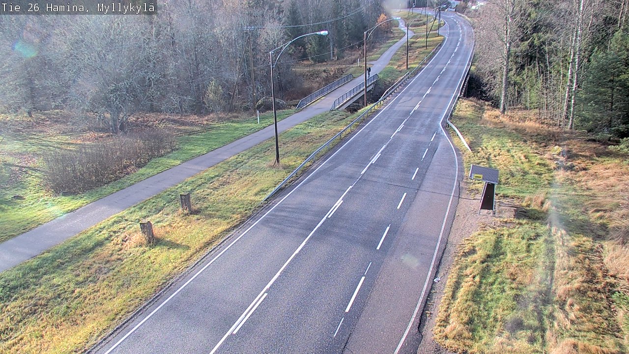Kelikamerat Kuva Tie 26 Hamina, Myllykylä, Hamina, Kymenlaakso