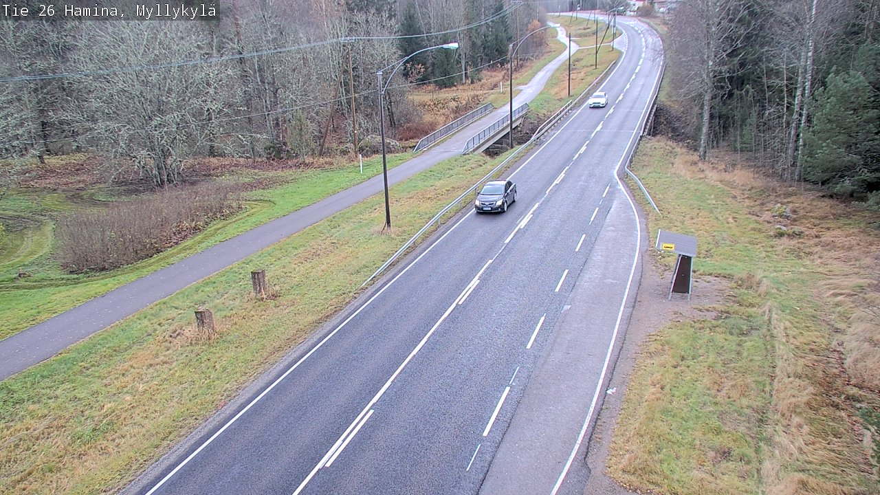 Kelikamerat Kuva Tie 26 Hamina, Myllykylä, Hamina, Kymenlaakso