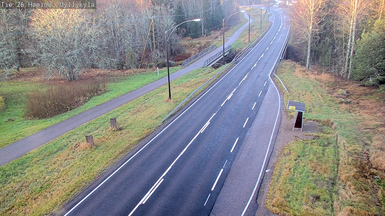 Kelikamerat Kuva Tie 26 Hamina, Myllykylä, Hamina, Kymenlaakso
