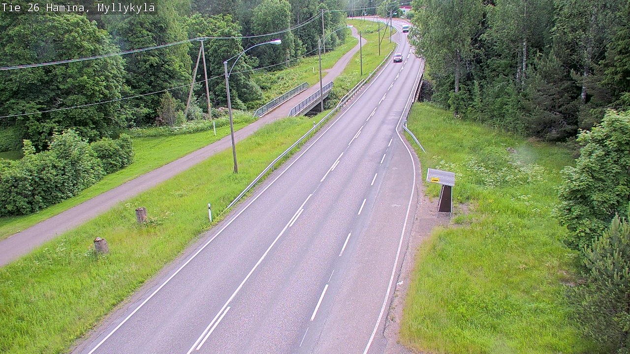 Kelikamerat Kuva Tie 26 Hamina, Myllykylä, Hamina, Kymenlaakso