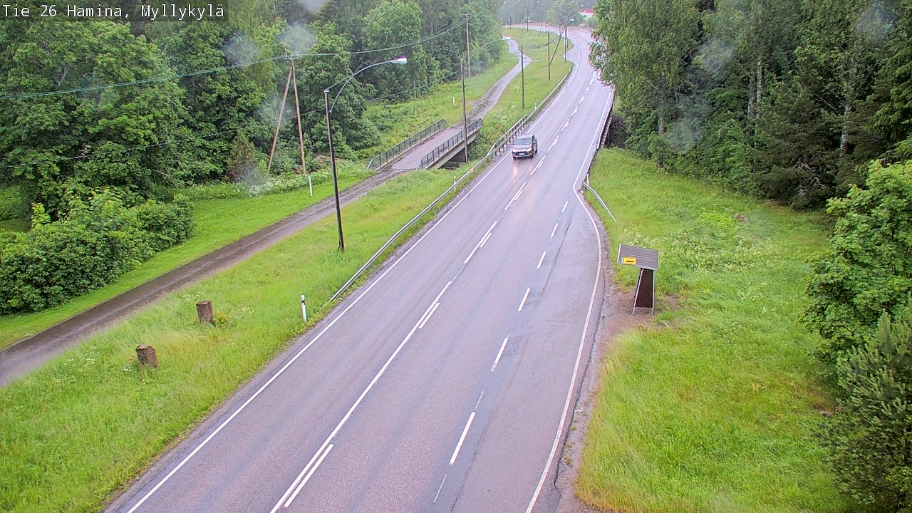 Kelikamerat Kuva Tie 26 Hamina, Myllykylä, Hamina, Kymenlaakso