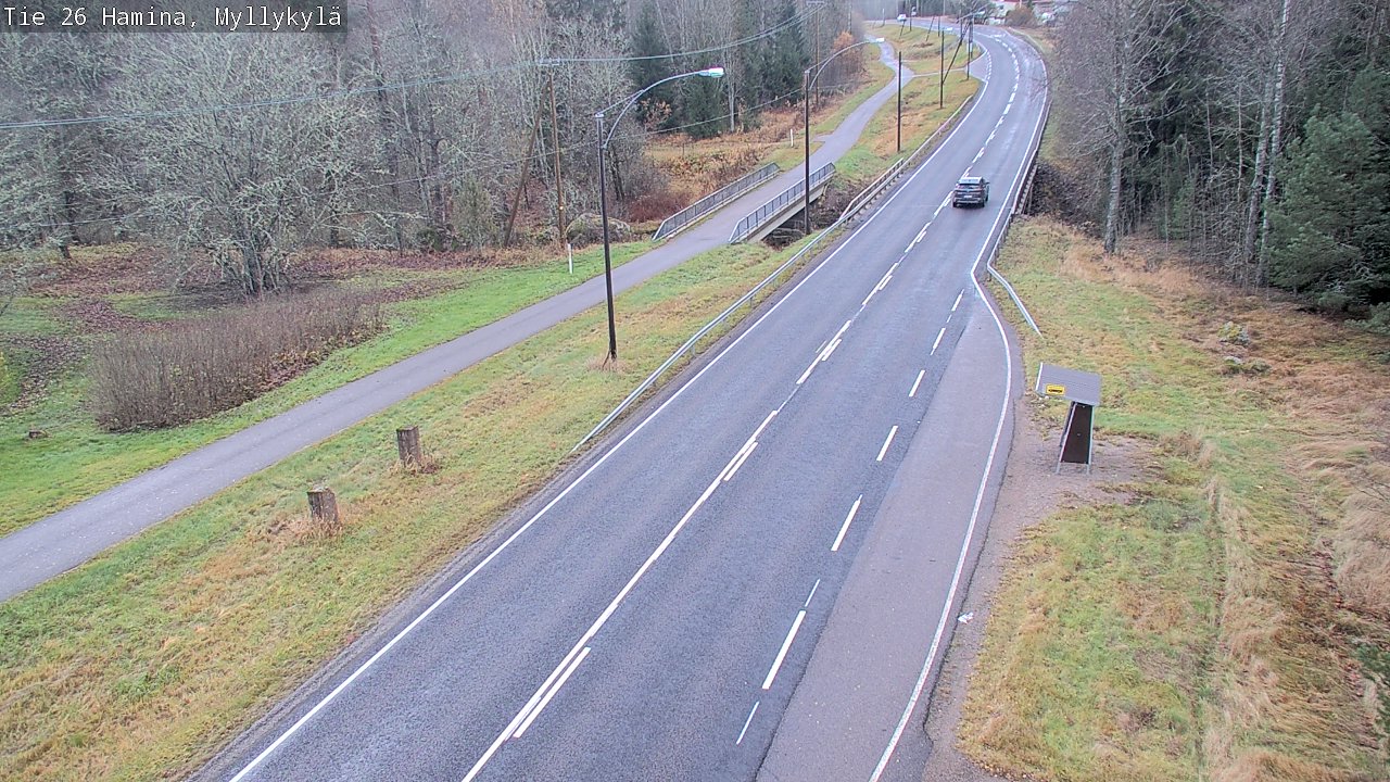 Kelikamerat Kuva Tie 26 Hamina, Myllykylä, Hamina, Kymenlaakso