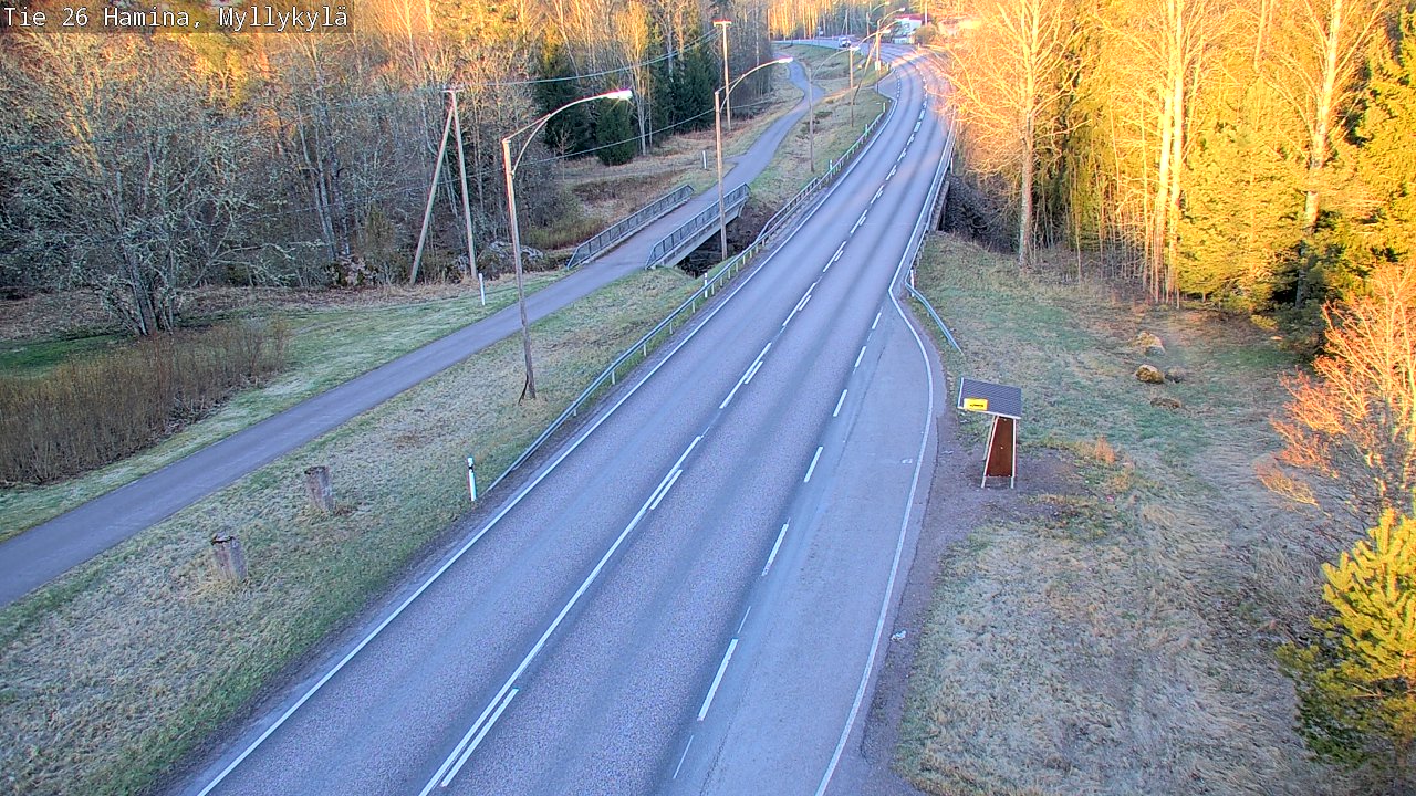Kelikamerat Kuva Tie 26 Hamina, Myllykylä, Hamina, Kymenlaakso