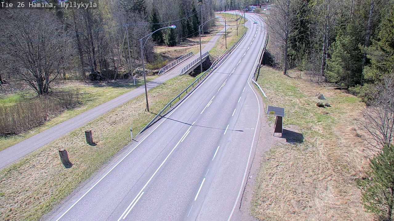 Kelikamerat Kuva Tie 26 Hamina, Myllykylä, Hamina, Kymenlaakso