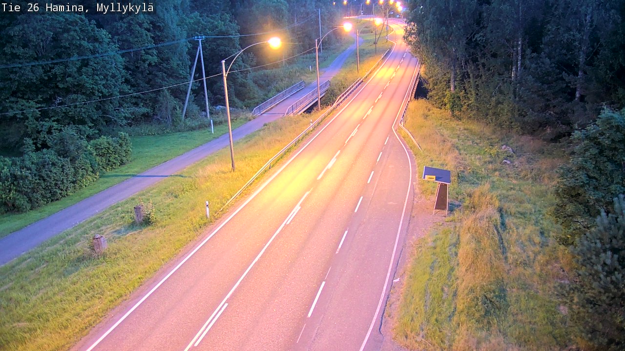 Kelikamerat Kuva Tie 26 Hamina, Myllykylä, Hamina, Kymenlaakso