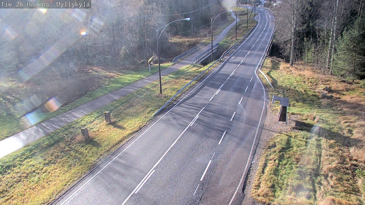 Kelikamerat Kuva Tie 26 Hamina, Myllykylä, Hamina, Kymenlaakso