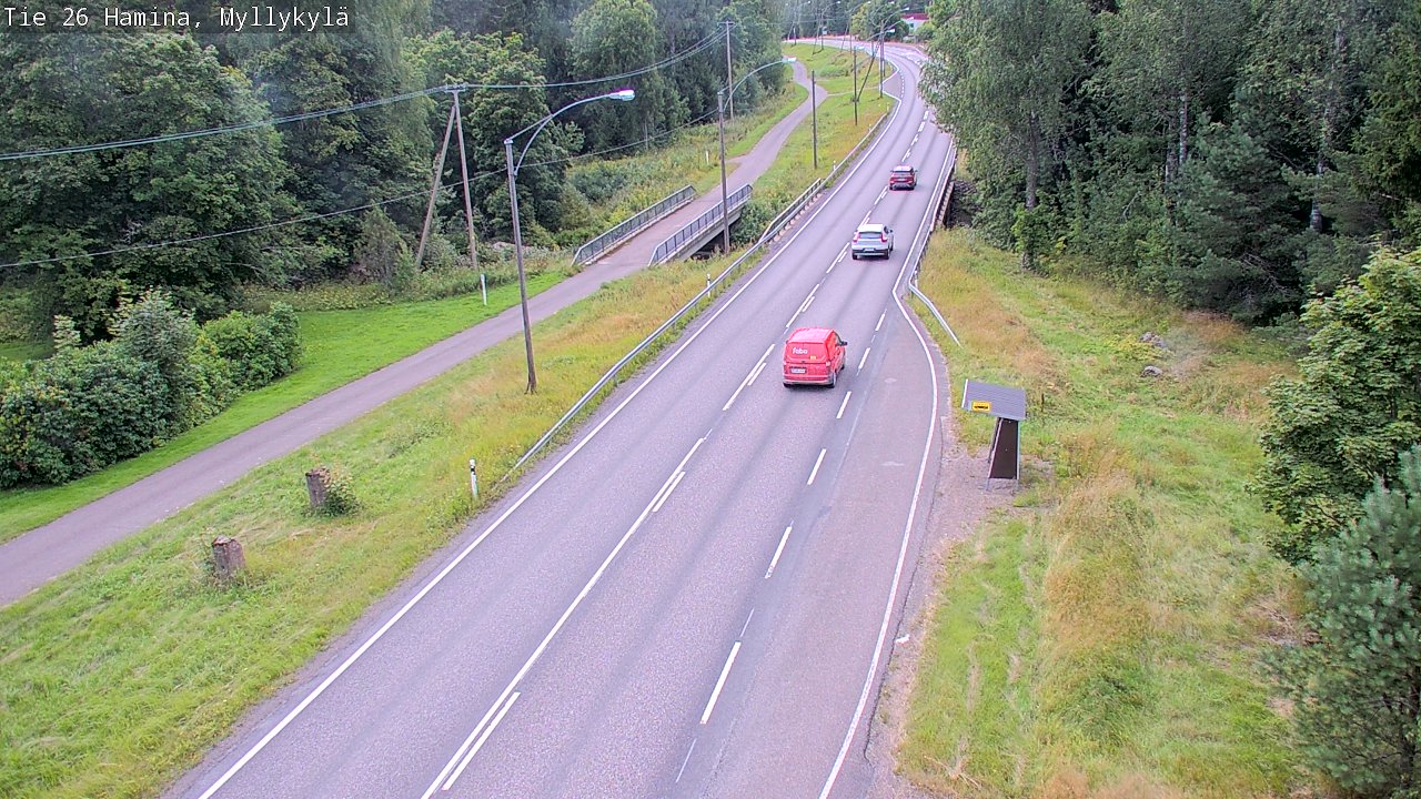 Kelikamerat Kuva Tie 26 Hamina, Myllykylä, Hamina, Kymenlaakso