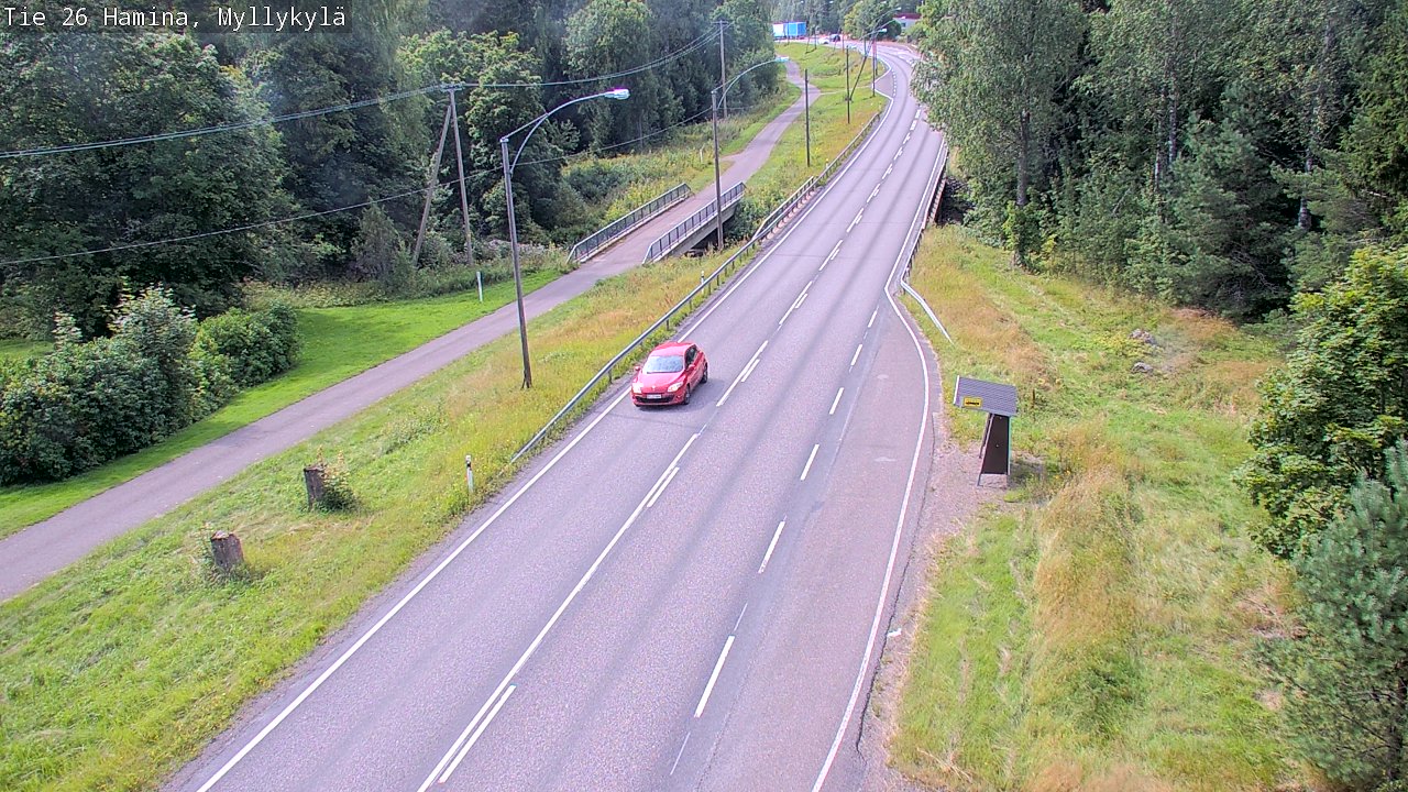 Kelikamerat Kuva Tie 26 Hamina, Myllykylä, Hamina, Kymenlaakso