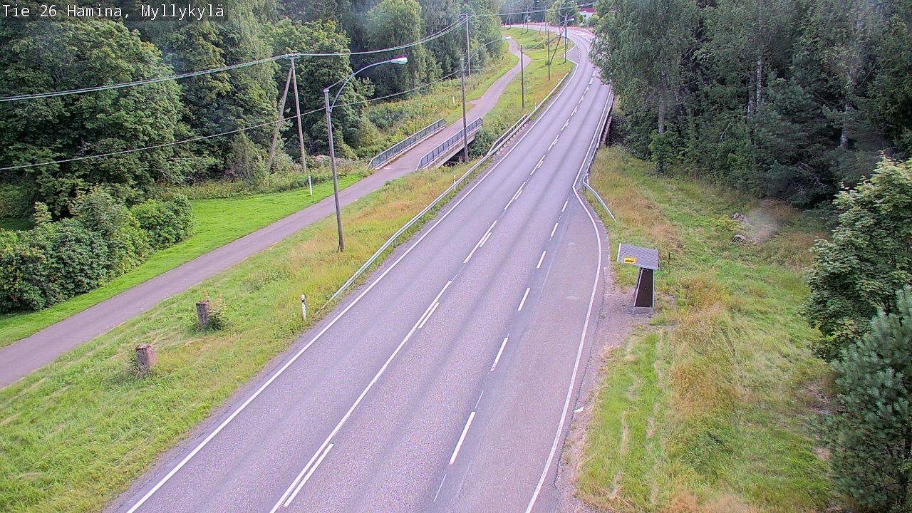 Kelikamerat Kuva Tie 26 Hamina, Myllykylä, Hamina, Kymenlaakso