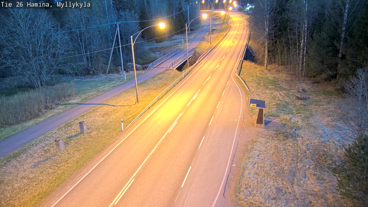 Kelikamerat Kuva Tie 26 Hamina, Myllykylä, Hamina, Kymenlaakso