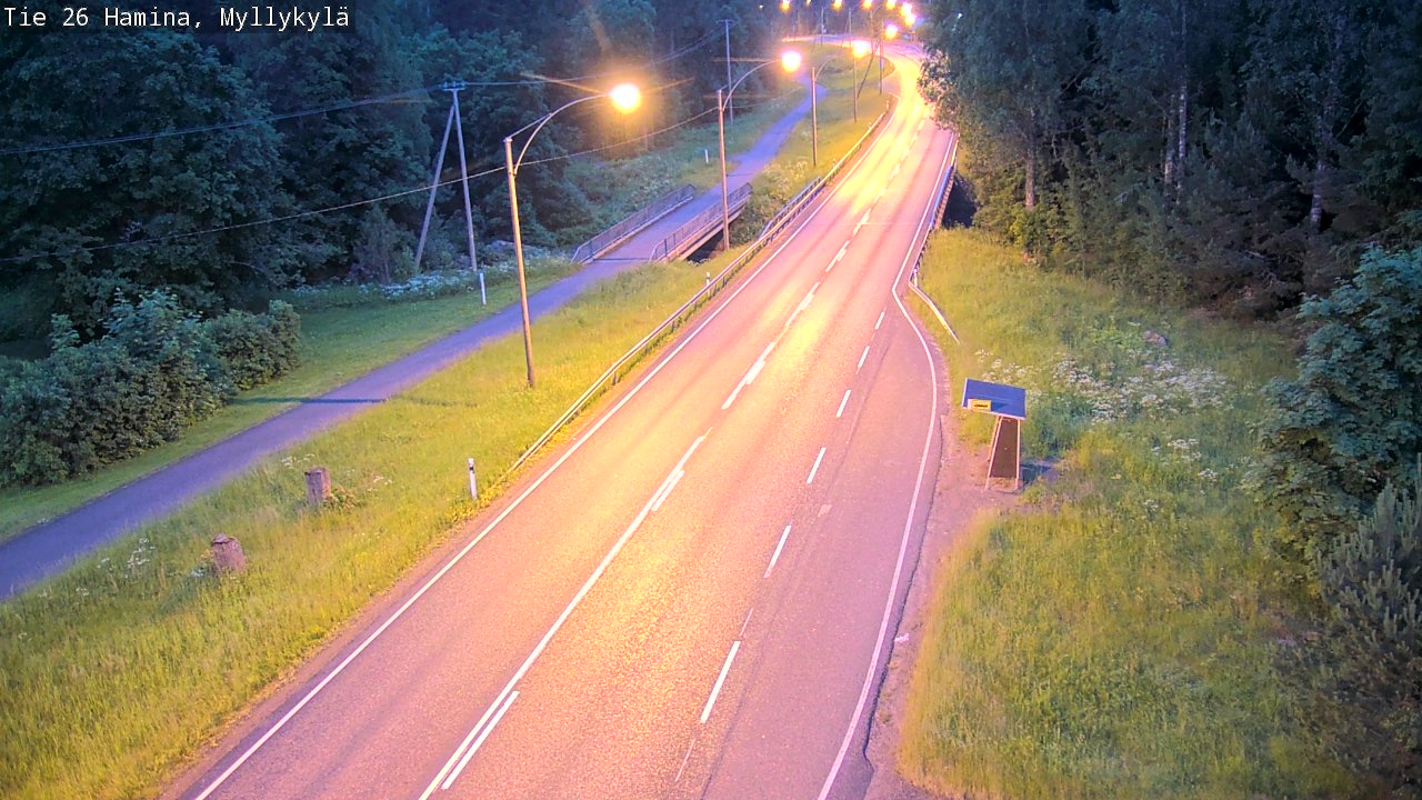 Kelikamerat Kuva Tie 26 Hamina, Myllykylä, Hamina, Kymenlaakso