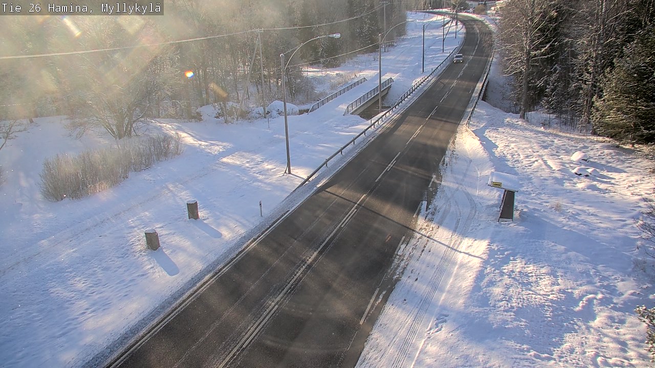 Kelikamerat Kuva Tie 26 Hamina, Myllykylä, Hamina, Kymenlaakso